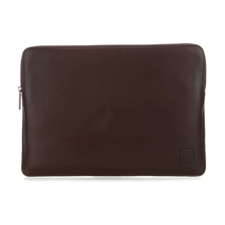 Leather MB Laptop Sleeve // Brown