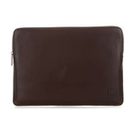 Leather MB Laptop Sleeve // Brown