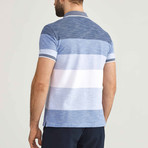 Thick Stripe Polo // Navy (M)