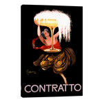 Contratto Champagne Vintage Advertisement // Leonetto Cappiello