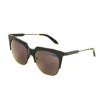 Victoria Beckham // Women's Layered Combination Square Sunglasses // Bronze