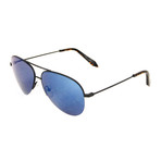 Victoria Beckham // Women's Santa Monica Classic Sunglasses // Black + Blue