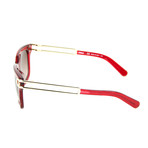 Chloe // Women's CE67SS Square Sunglasses // Cherry + Brown Gradient