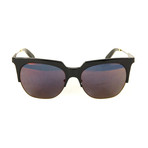 Victoria Beckham // Women's Layered Combination Square Sunglasses // Bronze