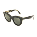 Victoria Beckham // Women's Layered Cat Eye VBS103 Sunglasses // Black