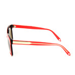 Victoria Beckham // Women's VBS94 Wayfarer Sunglasses // Red