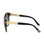 Chopard // Women's Sunglasses // Black + Gray Gradient