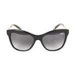 Chopard // Women's Cat Eye Sunglasses // Black + Gray Gradient