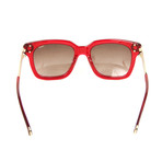 Chloe // Women's CE67SS Square Sunglasses // Cherry + Brown Gradient