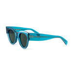 Celine // Women's Butterfly Sunglasses // Teal