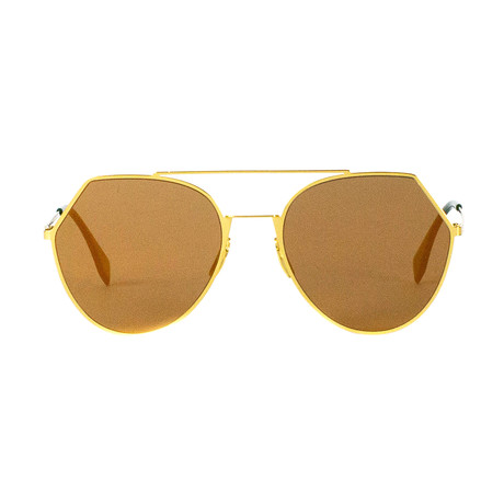 Fendi // Women's Sunglasses // Gold + Blue