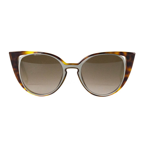 Fendi // Women's Cat Eye Sunglasses // Brown