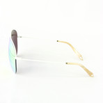 Victoria Beckham // Women's Classic Dune VBS90 Sunglasses // White