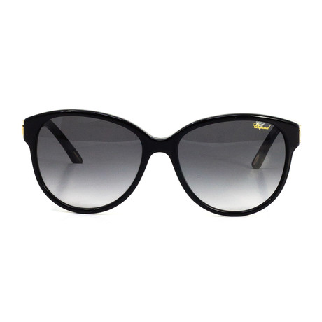 Chopard // Women's Sunglasses // Black + Gray Gradient