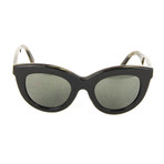 Victoria Beckham // Women's Layered Cat Eye VBS103 Sunglasses // Black