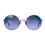 Fendi // Women's Round Sunglasses // Blue