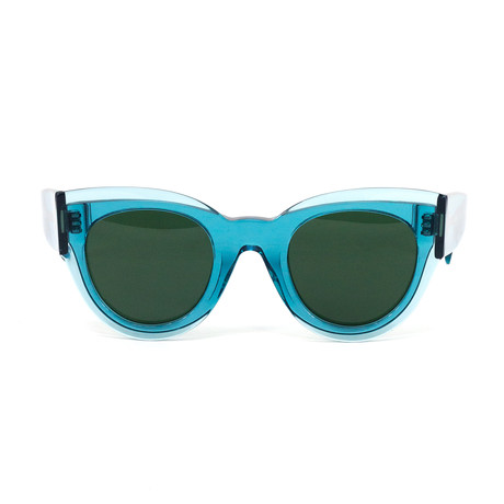 Celine // Women's Butterfly Sunglasses // Teal