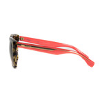 Fendi // Women's Square Cat Eye Sunglasses // Havana + Cherry