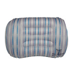 DoubleOwl Hammock + Inflatable Pillow (Navy + Light Blue Hammock + Stripe Pillow)