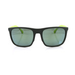 Emporio Armani // Men's EA4133 Sunglasses // Green Rubber