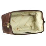Four Past Midnight // Leather Cosmetic Bag // Brown