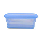 Minimal Silicone Container // Collapsible // 15.6 Fl. Oz. (Blue)