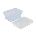 Minimal Silicone Container // Collapsible // 29.1 Fl. Oz. (Blue)