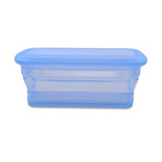 Minimal Silicone Container // Collapsible // 22.3 Fl. Oz. (Blue)