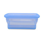 Minimal Silicone Container // Collapsible // 29.1 Fl. Oz. (Blue)