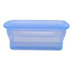 Minimal Silicone Container // Collapsible // 39.2 Fl. Oz. (Blue)