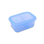 Minimal Silicone Container + Divider // 23.7 Fl. Oz. (Blue)