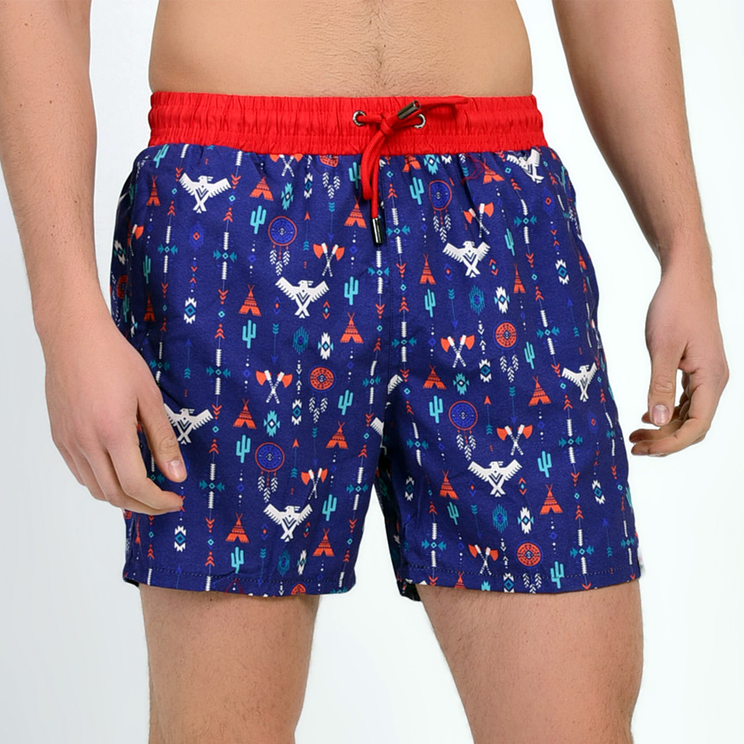 Tiki Swim Short // Navy Blue (S) - Dynamo - Touch of Modern