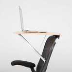 StorkStand Standing + Lap Desk // White