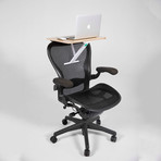 StorkStand Standing + Lap Desk // White