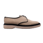 Chance Fishnet + Leather Derby // Natural (Euro: 44)