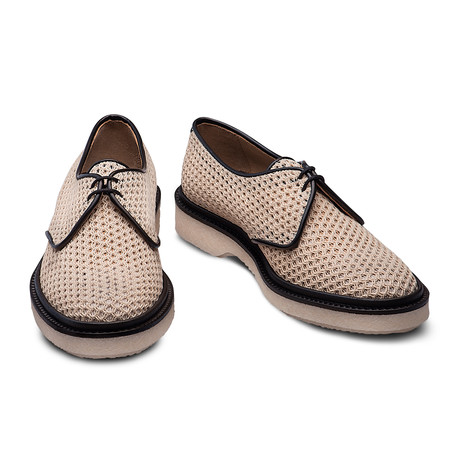 Chance Fishnet + Leather Derby // Natural (Euro: 39)