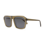 Unisex Murdoch Sunglasses (Green Lens + Light Tortoise Frame)