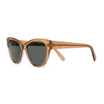 Women's Henrietta Sunglasses (Green Lens + Butterscotch Frame)