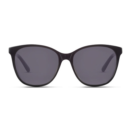 Unisex Albany Sunglasses (Gray Lens + Black Frame)