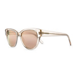 Women's Henrietta Sunglasses (Green Lens + Butterscotch Frame)