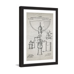 Bottling Beer 1884 // Old Paper Framed Painting Print (8"W x 12"H x 1.5"D)