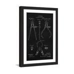Calipers 1886 // Black Paper Framed Painting Print (8"W x 12"H x 1.5"D)