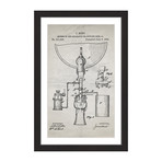 Bottling Beer 1884 // Old Paper Framed Painting Print (8"W x 12"H x 1.5"D)