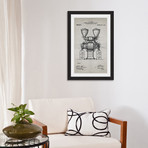 Coffee Grinder 1911 // Old Paper Framed Painting Print (8"W x 12"H x 1.5"D)