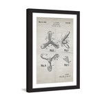 Ship Propeller 1933 // Old Paper Framed Painting Print (8"W x 12"H x 1.5"D)