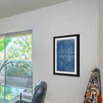 Cork 1928 // Blueprint Framed Painting Print (8"W x 12"H x 1.5"D)