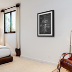 Gas Mask 1921 // Chalk Framed Painting Print (8"W x 12"H x 1.5"D)