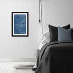 Microscope 1886 // Blueprint Framed Painting Print (8"W x 12"H x 1.5"D)
