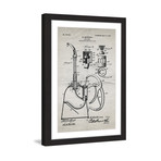 Oil Can 1903 // Old Paper Framed Painting Print (8"W x 12"H x 1.5"D)