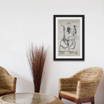 Oil Can 1903 // Old Paper Framed Painting Print (8"W x 12"H x 1.5"D)